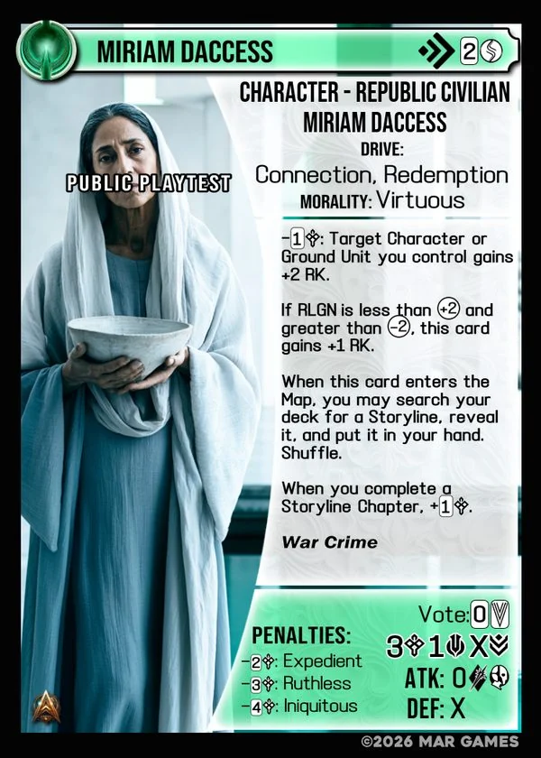 Miriam Daccess card