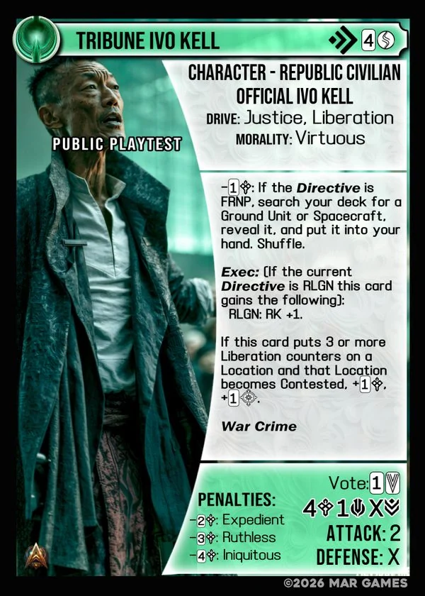 Tribune Ivo Kell card