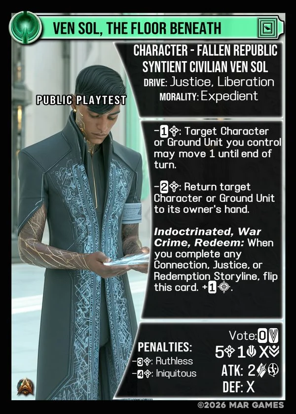 Ven Sol, The Floor Beneath card