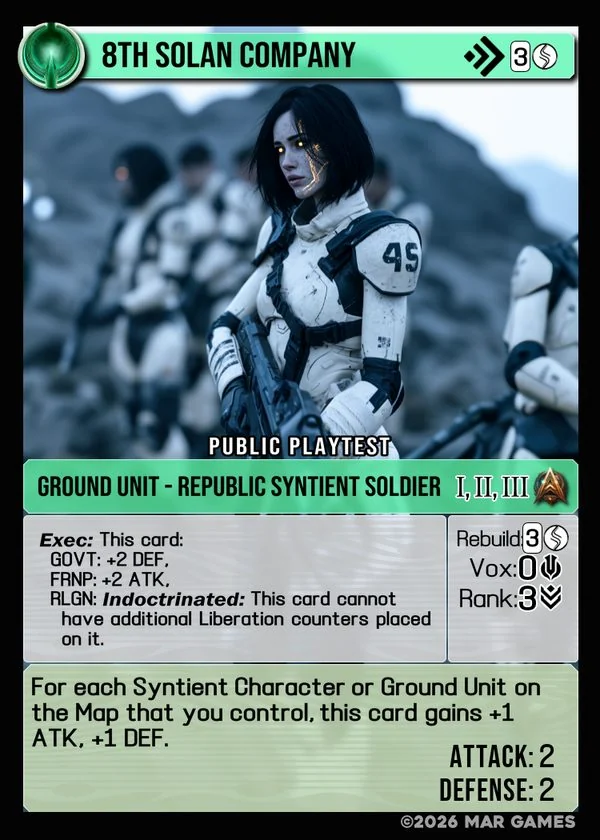 8th Solan Company card