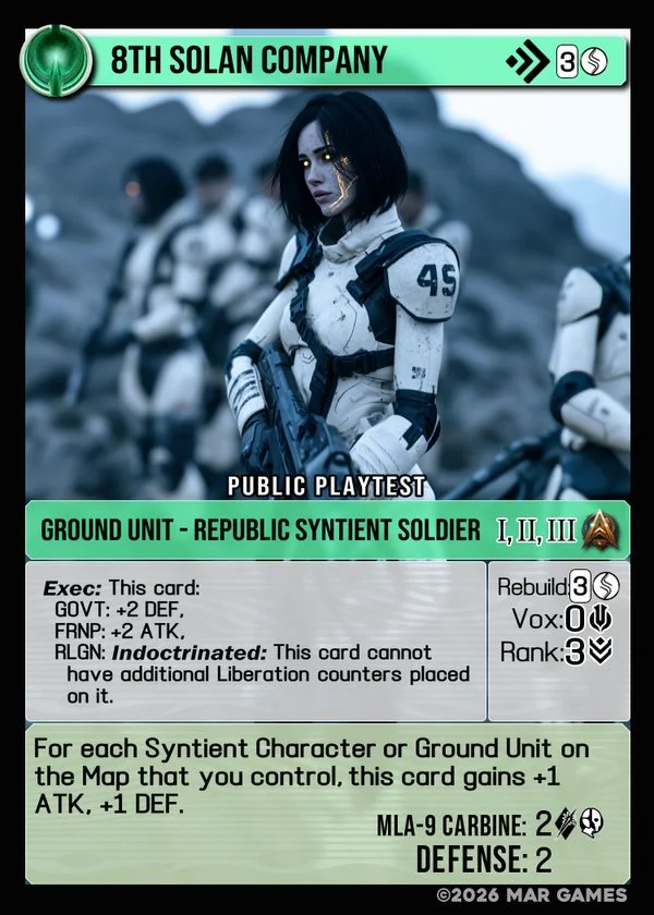 8th Solan Company card