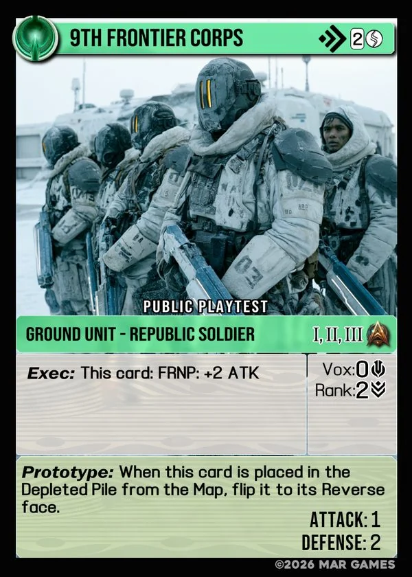 9th Frontier Corps card