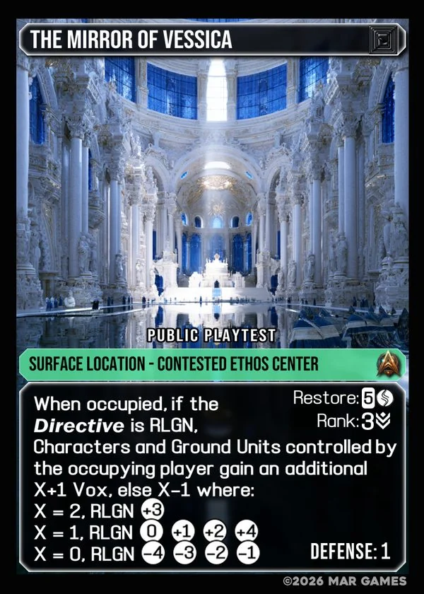 The Mirror of Vessica card