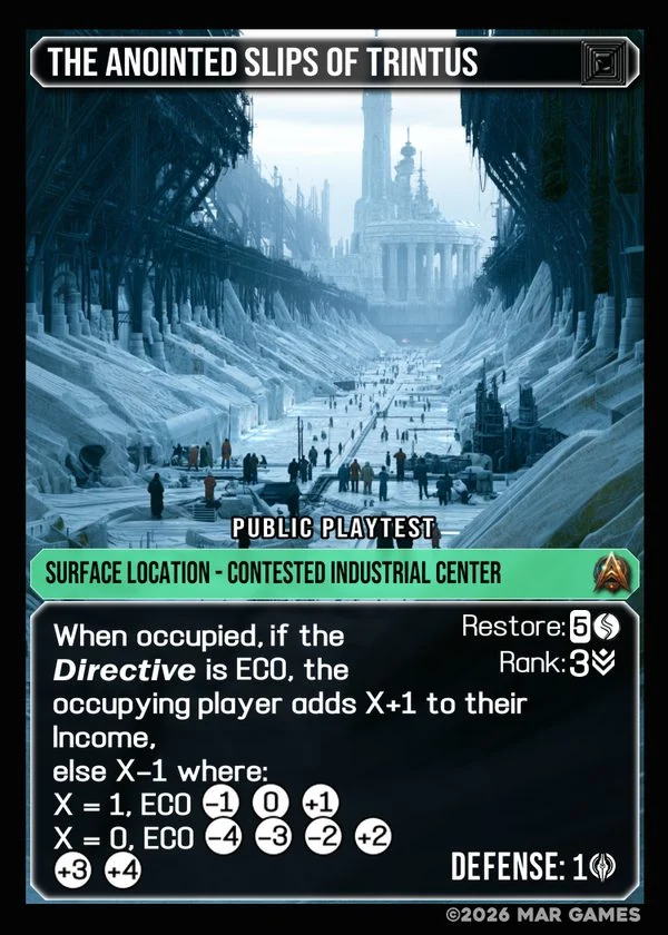 The Anointed Slips of Trintus card