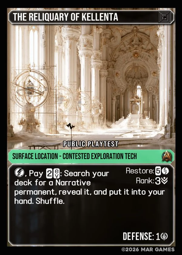 The Reliquary of Kellenta card