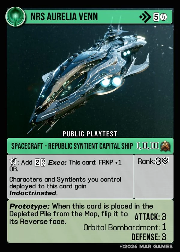 NRS Aurelia Venn card
