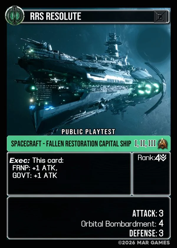 RRS Resolute card