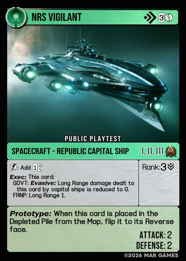 NRS Vigilant card