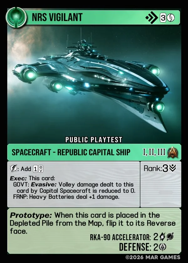 NRS Vigilant card
