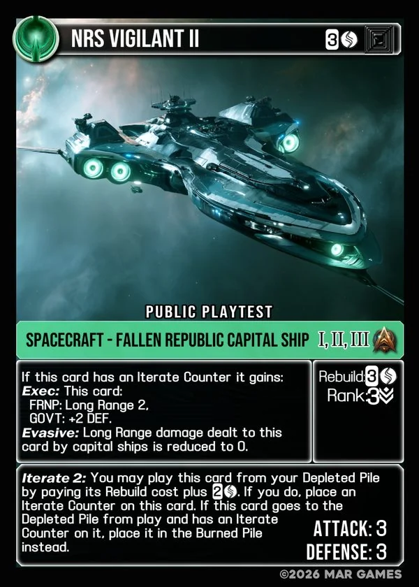 NRS Vigilant II card