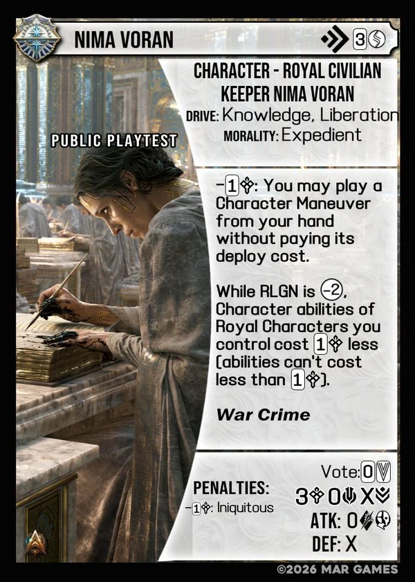 Nima Voran card