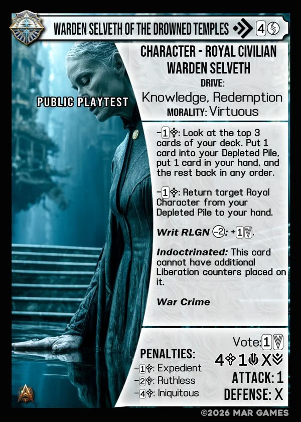 Warden Selveth of the Drowned Temples card