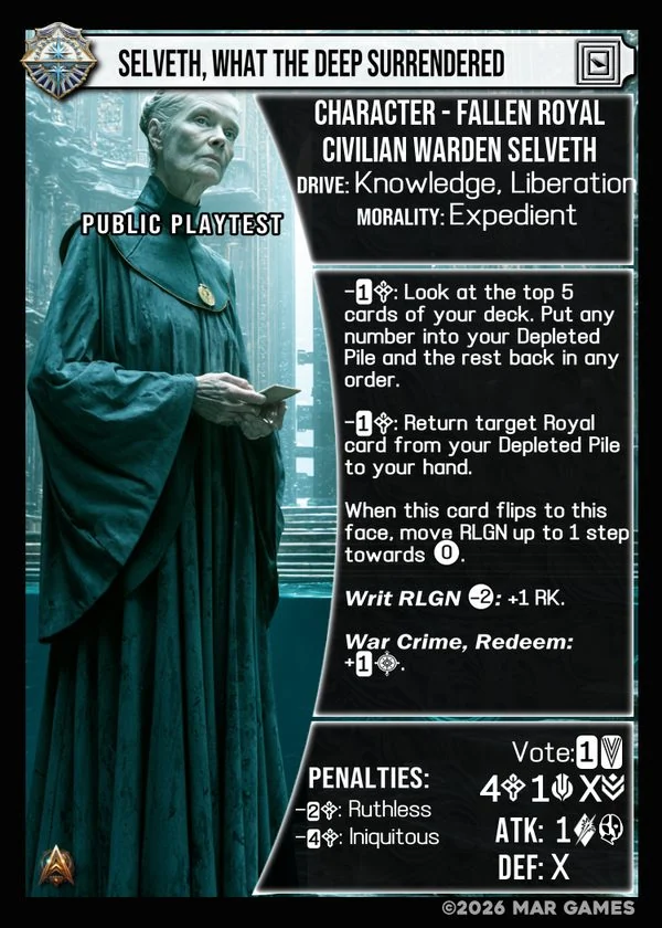 Selveth, What the Deep Surrendered card