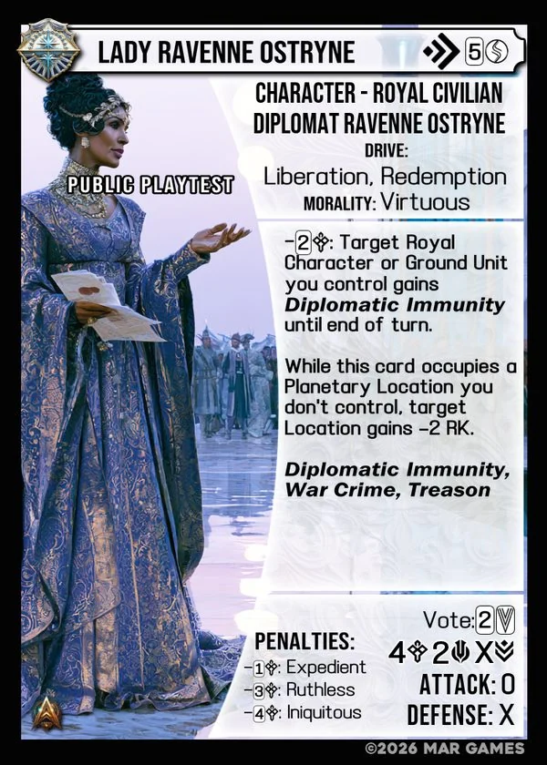 Lady Ravenne Ostryne card