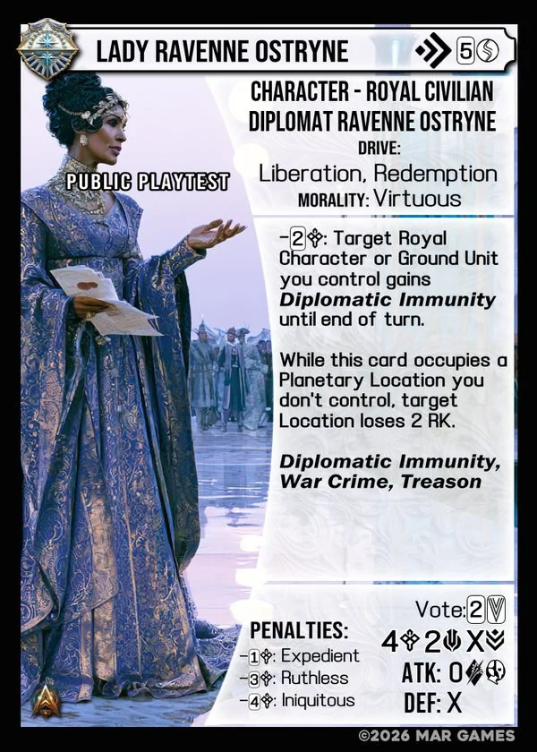 Lady Ravenne Ostryne card