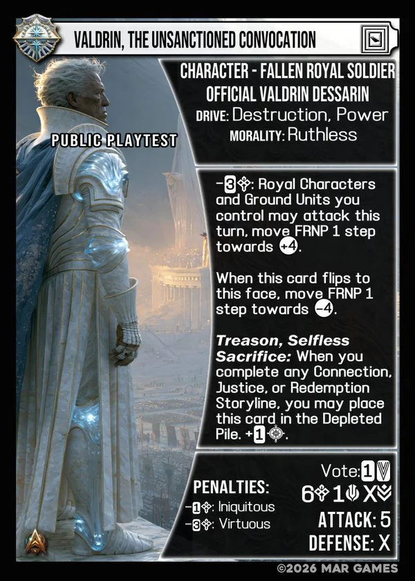 Valdrin, The Unsanctioned Convocation card