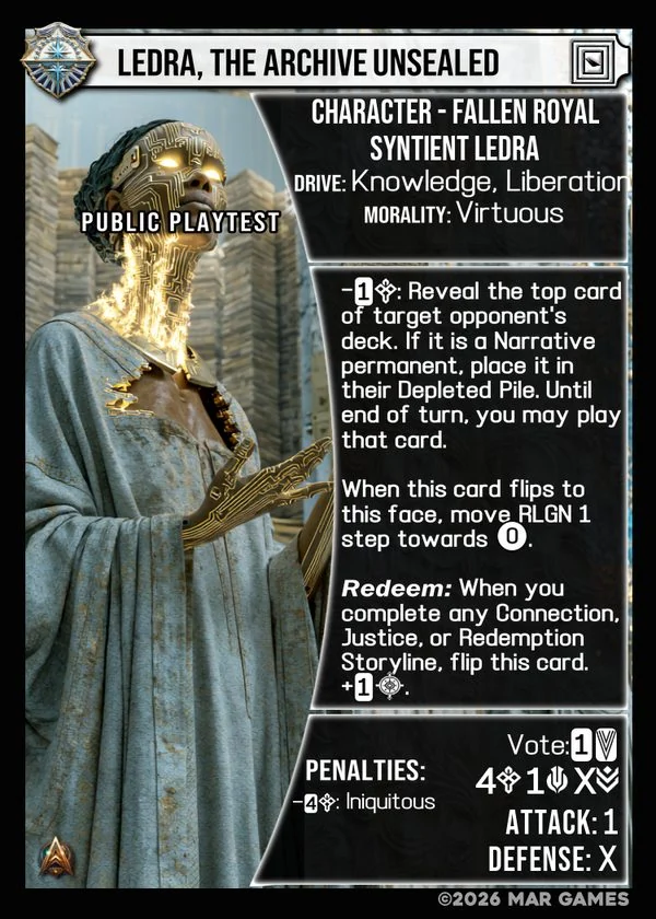 Ledra, The Archive Unsealed card