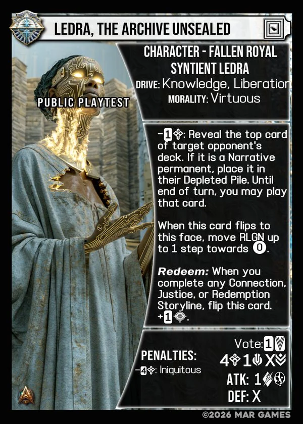 Ledra, The Archive Unsealed card