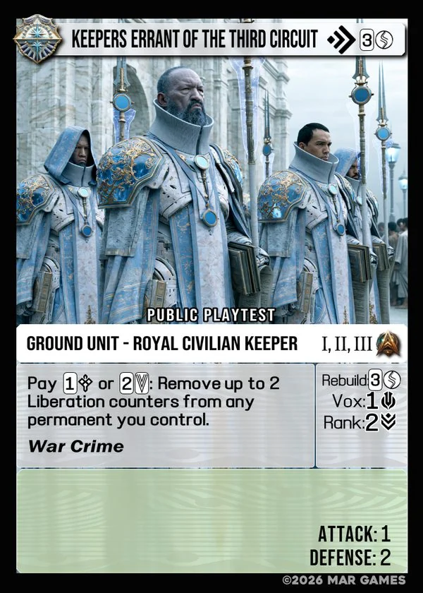 Keepers Errant of the Third Circuit card