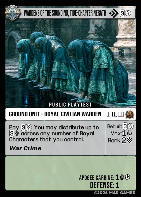 Wardens of the Sounding, Tide-Chapter Nerath card