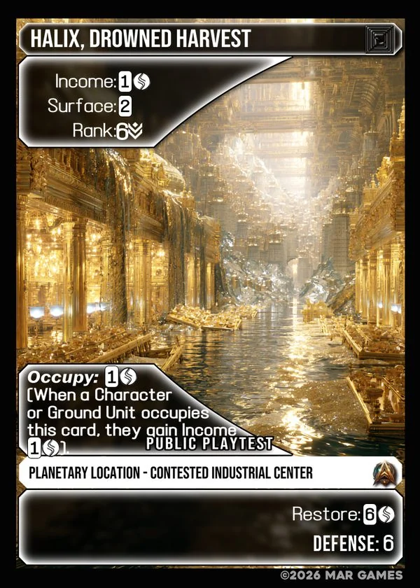 Halix, Drowned Harvest card