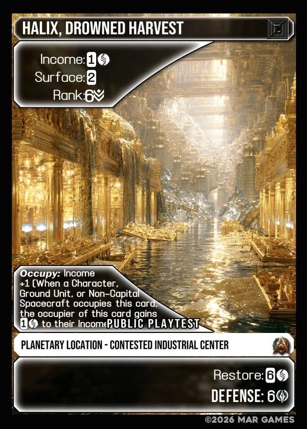 Halix, Drowned Harvest card