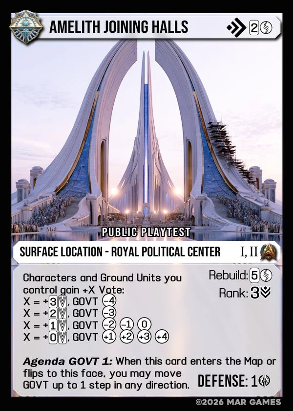 Amelith Joining Halls card