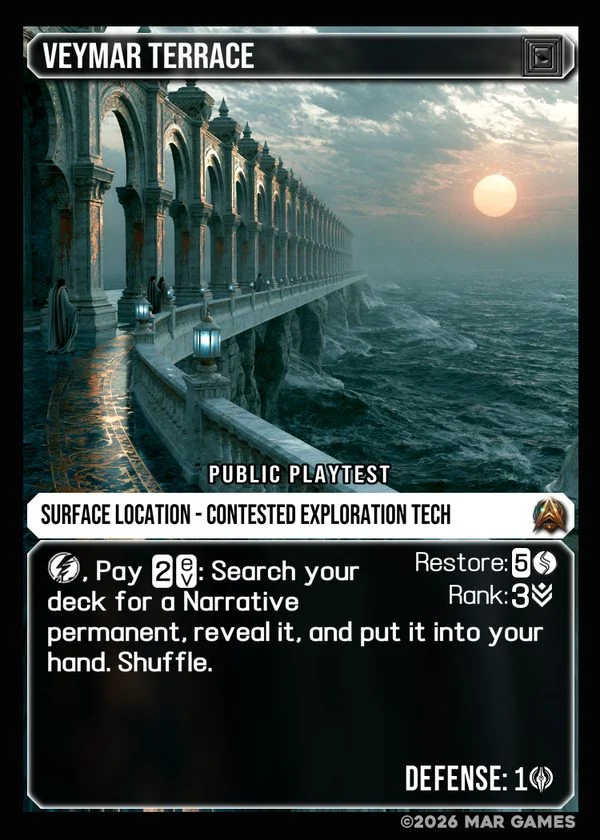 Veymar Terrace card