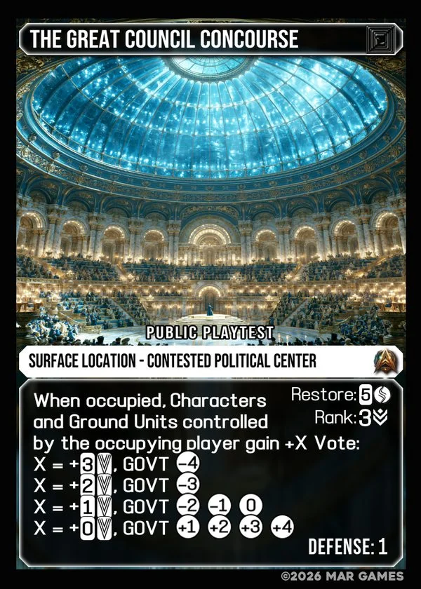 The Great Council Concourse card
