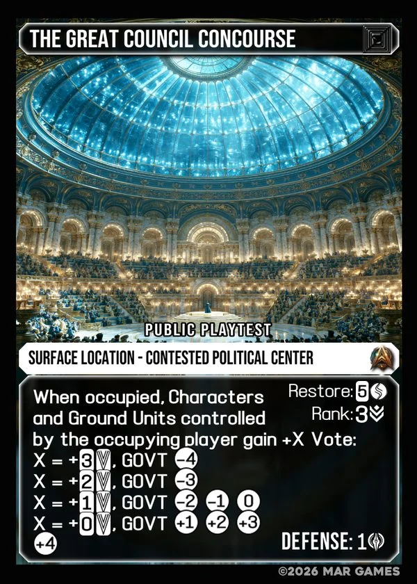 The Great Council Concourse card