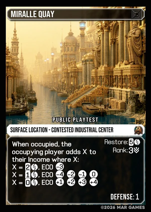 Miralle Quay card