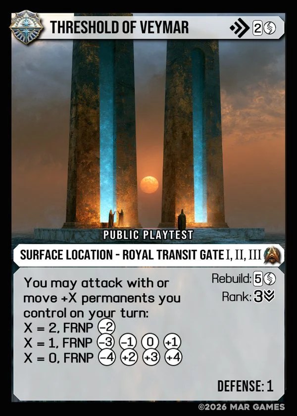 Threshold of Veymar card