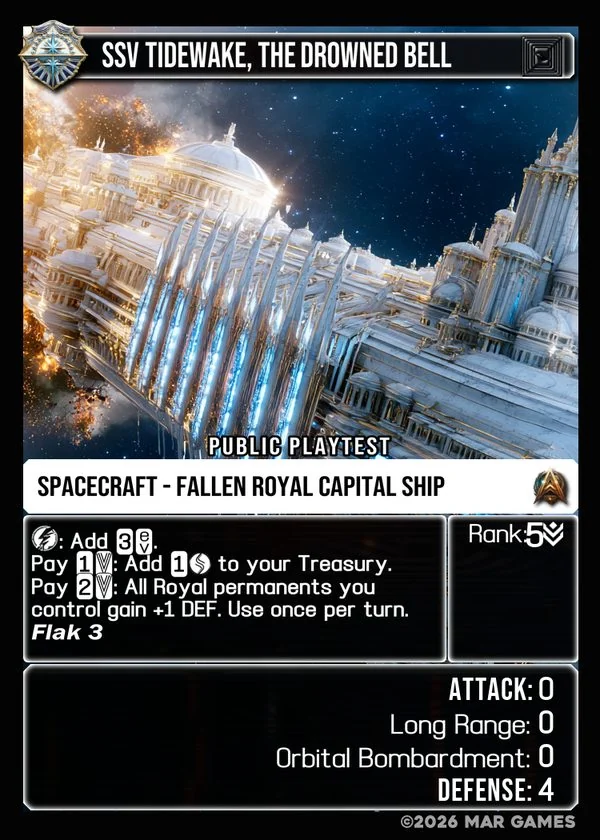 SSV Tidewake, The Drowned Bell card