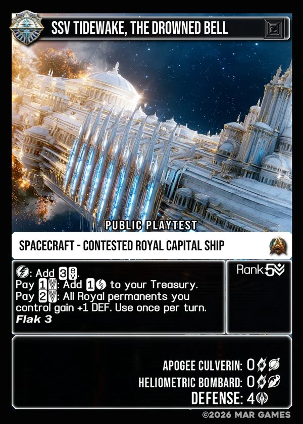 SSV Tidewake, The Drowned Bell card