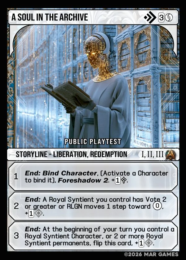 A Soul in the Archive card