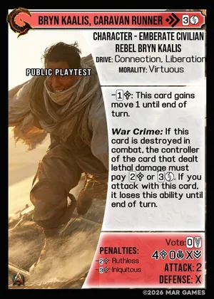 Bryn Kaalis, Caravan Runner