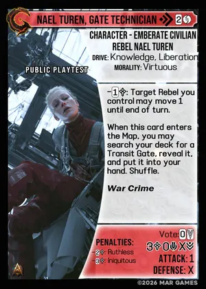Nael Turen, Gate Technician