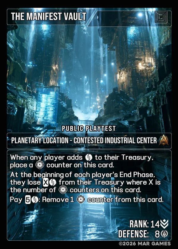 The Manifest Vault card