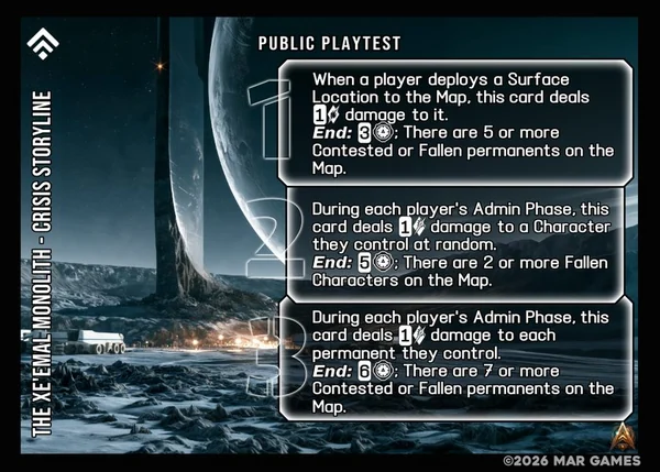 The Xe'emal Monolith card