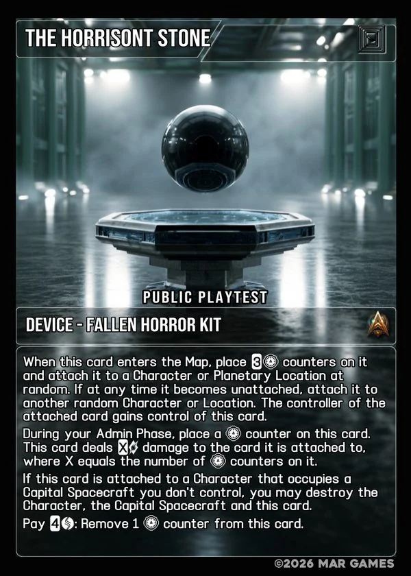 The Horrisont Stone card