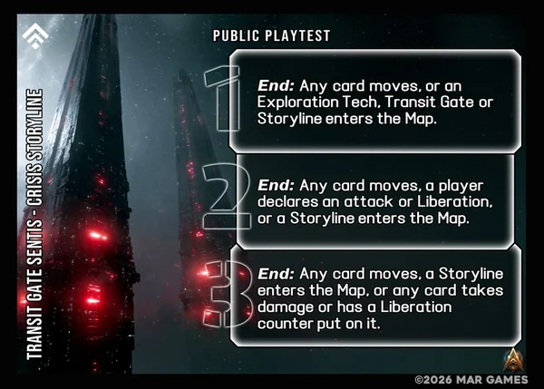 Transit Gate Sentis card