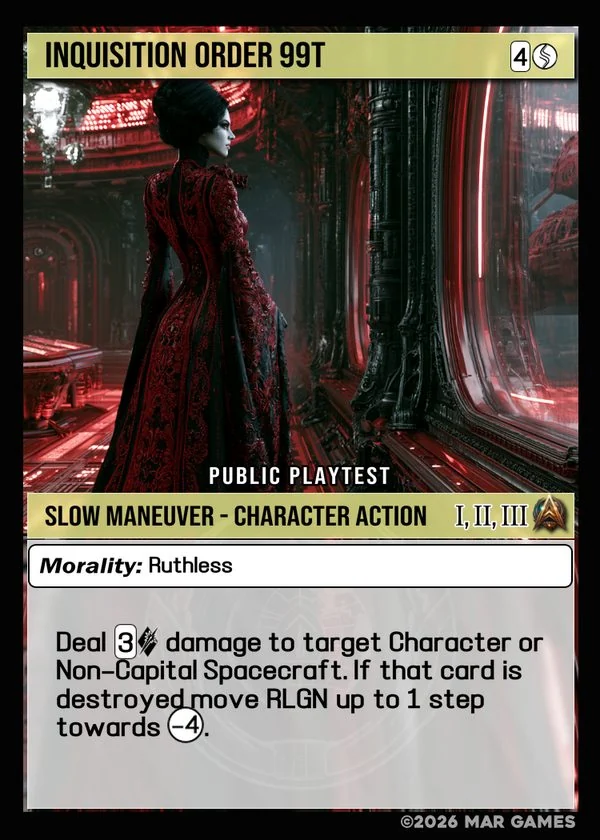 Inquisition Order 99T card