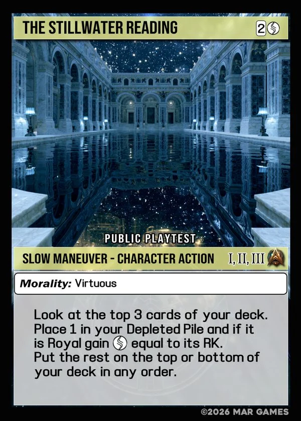 The Stillwater Reading card