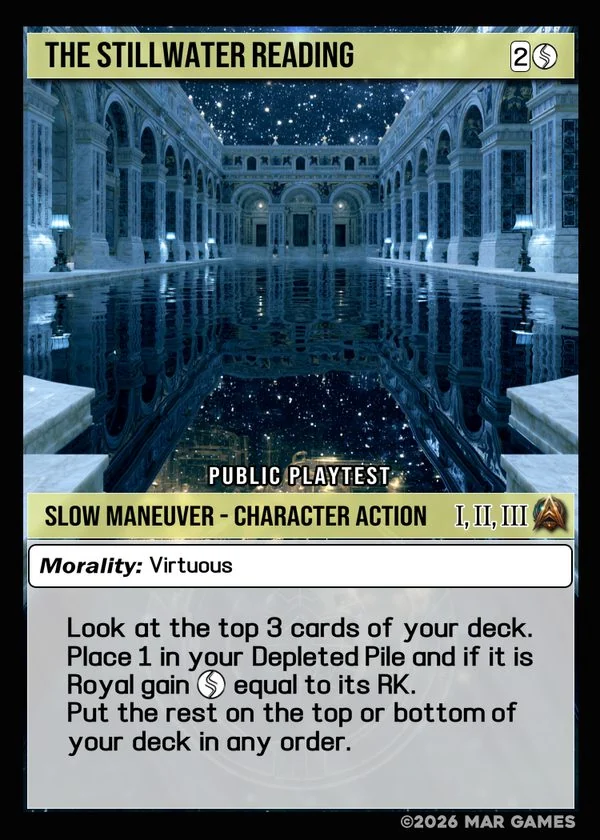 The Stillwater Reading card