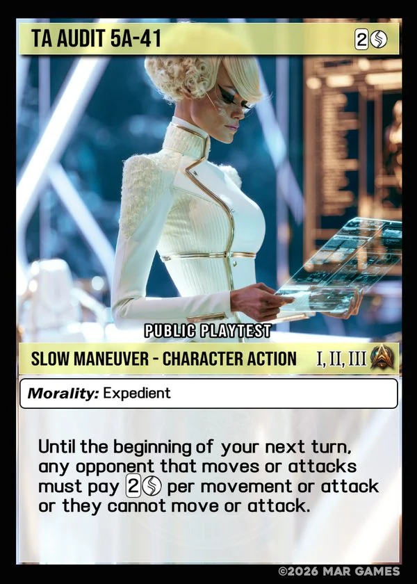 TA Audit 5A-41 card