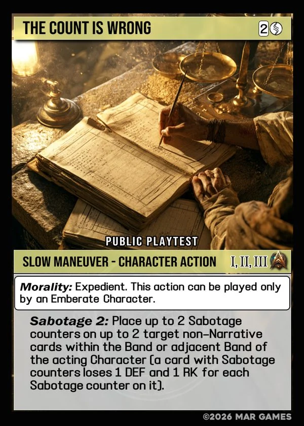 The Count is Wrong card