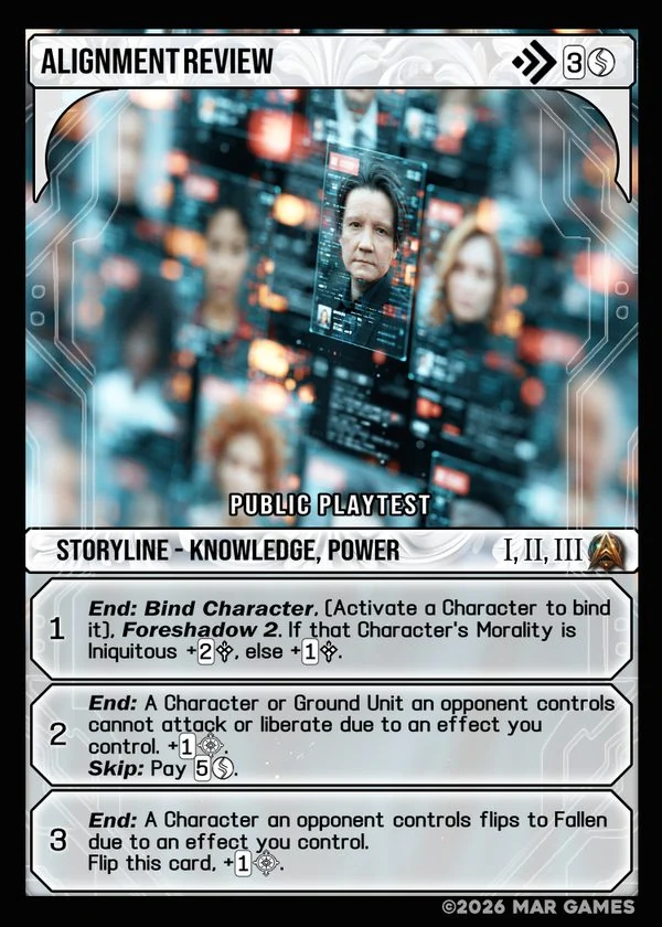 Alignment Review card