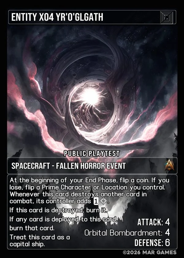 Entity X04 Yr'o'glgath card