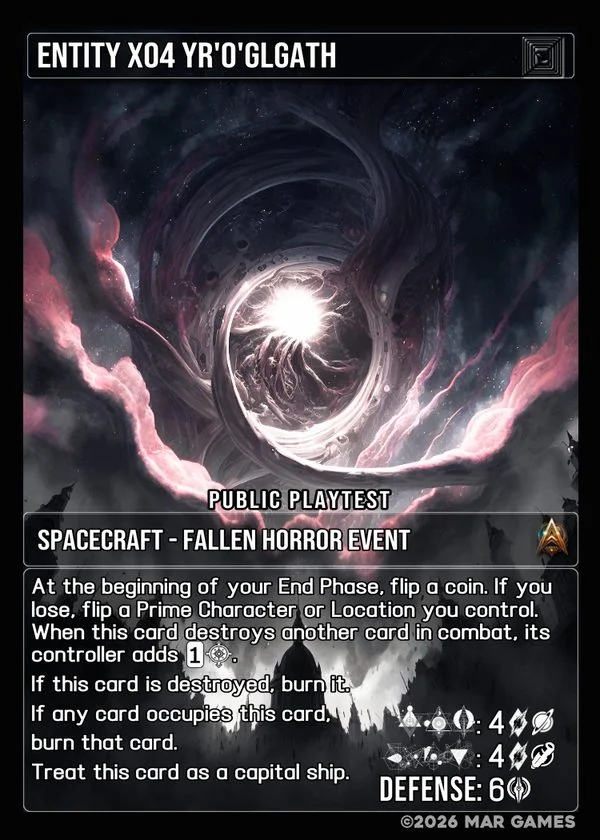 Entity X04 Yr'o'glgath card