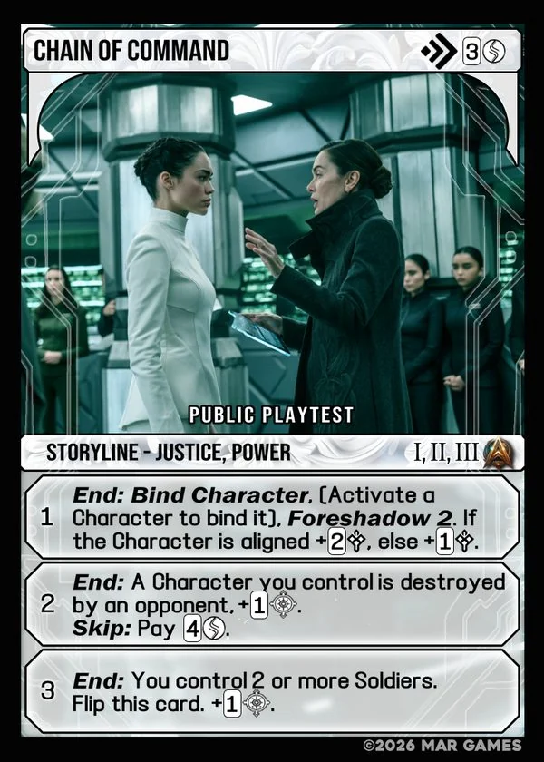 Chain of Command card